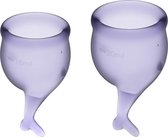 Satisfyer - Feel Secure Menstruatie Cup Set Lila