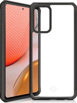 ITSkins FERONIABIO PURE cover - Zwart & Transparant - Samsung Galaxy A72