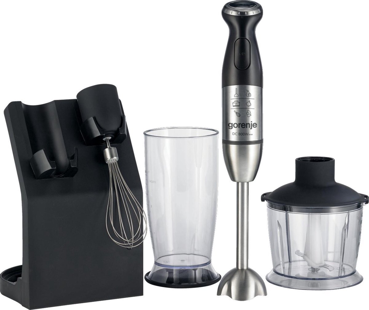 Gorenje HBC807QB 0,5 l Handmixer 800 W Zwart, Roestvrijstaal