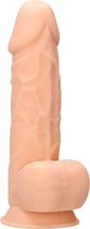 Silicone Dildo With Balls - 21,6 cm - Flesh