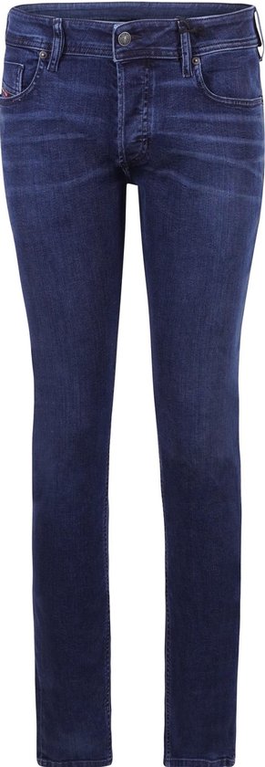 liefde Aardrijkskunde Geroosterd Diesel D-Strukt slim fit jeans met medium wassing Blauw heren maat 36/34 |  bol.com