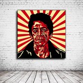 Lou Reed Pop Art Poster - 90 x 90 cm Fotopapier Mat 180 gr - Popart Wanddecoratie