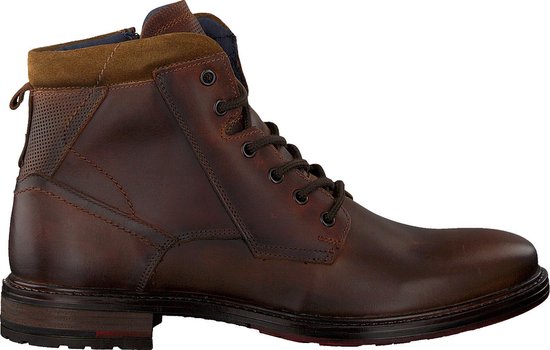 Omoda 850066 Veterboots - Laarzen Met Veters - Heren - Cognac - Maat 43 |  bol.com
