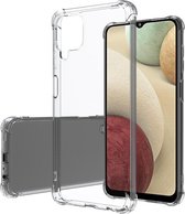 Hoesje geschikt voor Samsung Galaxy A12 5G -Clear Soft Case - Siliconen Back Cover - Shock Proof TPU - Transparant