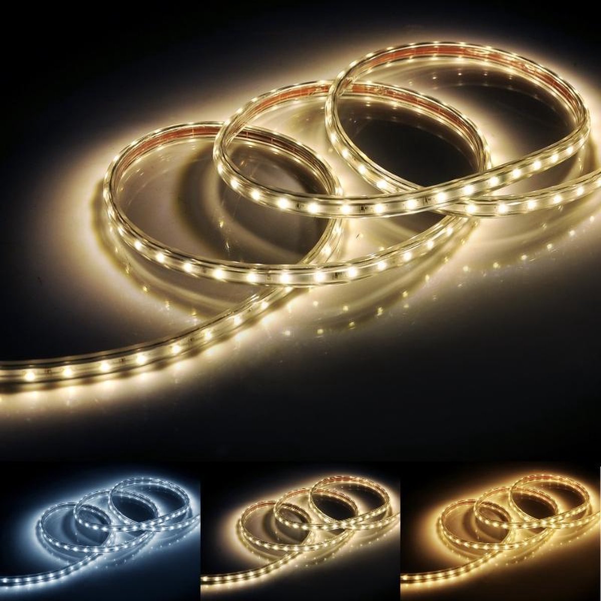 Silumen LED strip 220V 2835 IP65 120LED / m (per meter) - Koel wit licht - Overig - Wit Froid 6400K - SILUMEN Andere