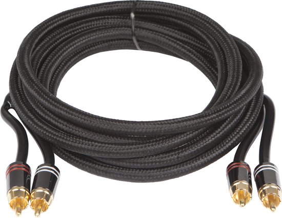 Câble RCA HAUT DE GAMME DE SYSTÈME AUDIO. Câble cinch OFC 1500 mm avec  SNAKE-SKIN | bol.com