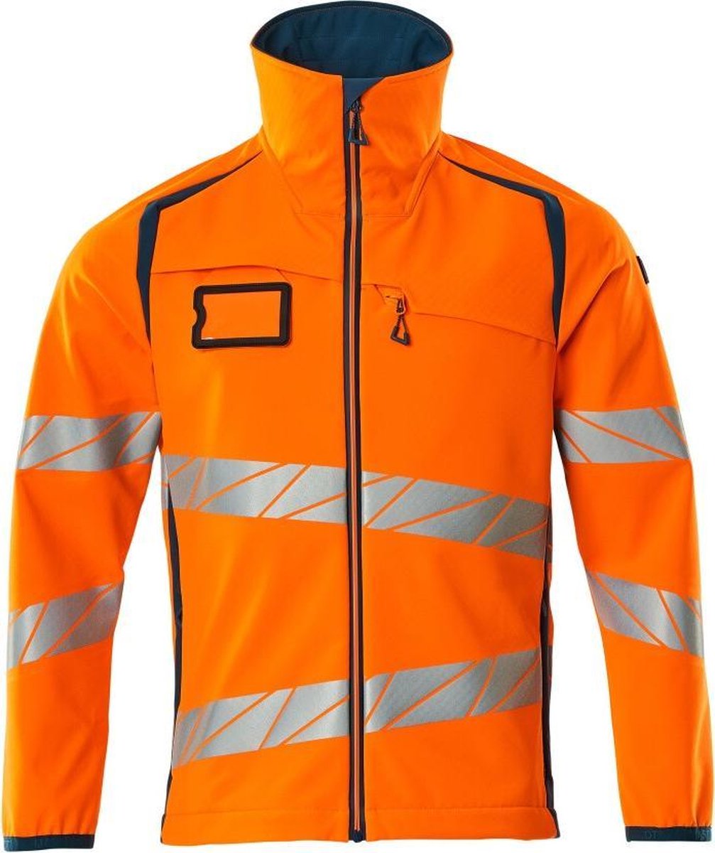 Mascot Accelerate Safe Softshell Jas 19002 - Mannen - Oranje/Petrol - 3XL