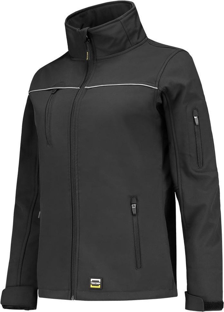 Tricorp 402009 Softshell Luxe Dames Vrouwen Donker Grijs