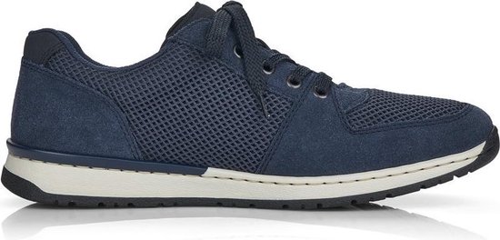 Rieker - Herenschoenen - B5101-14 - blauw - maat 41 | bol.com