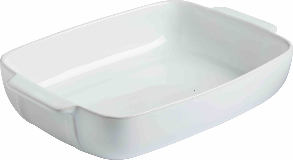 Pyrex Signature Ovenschaal Rechthoek - Keramiek - 35x25 cm - Wit — cadeau in Kookcadeaus - foto 3
