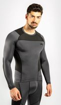 Venum Rashguard G-Fit Compression Shirt L/S Grijs Zwart maat XXL