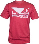 Bad Boy Eyes of a Champion T Shirts Donker Rood maat S