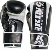 King Pro Boxing KPB/REVO 1 Bokshandschoenen Zwart Wit Kies hier uw maat Bokshandschoenen: 12 OZ