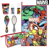 Marvel - Avengers - Toilettas met inhoud - Rood - 6 delig