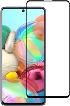 Voor Galaxy A71 9H Oppervlaktehardheid 2.5D Volledige lijm Volledig scherm Gehard glasfilm