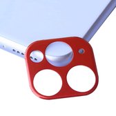 Aluminium camera lensbeschermer voor iPhone 11 Pro / 11 Pro Max (rood)