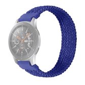 22 mm universele nylon geweven vervangende band horlogeband (blauw)