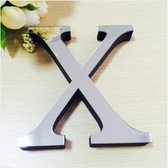 2 STKS Woondecoratie Creatieve Persoonlijkheid Engelse Letters Acryl Spiegel 3D DIY Muurstickers (X)