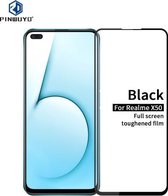 Voor OPPO Realme X50 PINWUYO 9H 2.5D Volledig scherm gehard glasfilm (zwart)