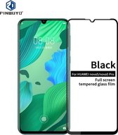 PINWUYO 9H 2.5D volledige lijm gehard glasfolie voor Huawei nova 5 / nova 5Pro (zwart)