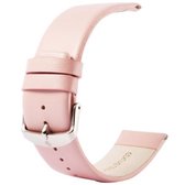 Kakapi voor Apple Watch 38 mm subtiele textuur Klassieke gesp lederen horlogeband, alleen gebruikt in combinatie met connectoren (S-AW-3291) (roze)