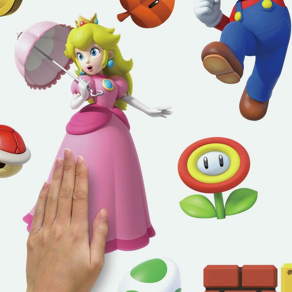 Roommates Muurstickers Super Mario Junior Vinyl 20-delig