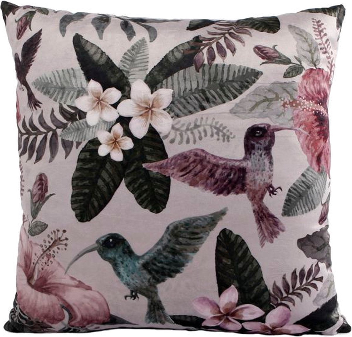 Gifts Amsterdam Kussen Purple Bird 45 X 45 Cm Textiel Paars