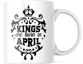 Verjaardag Mok Kings are born in april