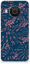 Telefoonhoesje Nokia X10 | X20 Silicone Back Cover Palm Leaves