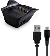 kwmobile USB-oplaadkabel compatibel met Samsung Gear fit R350 - Kabel voor smartwatch - zwart