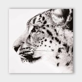 Poster Blue Eyes Leopard - Papier - Meerdere Afmetingen & Prijzen | Wanddecoratie - Interieur - Art - Wonen - Schilderij - Kunst