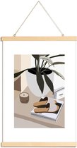 JUNIQE - Posterhanger Holiday -30x45 /Bruin & Ivoor