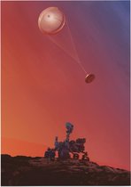 Mars Perseverance Rover Parachute, NASA Science - Foto op Posterpapier - 42 x 59.4 cm (A2)