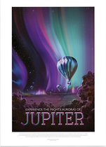 Mighty Auroras of Jupiter (Visions of the Future), NASA/JPL - Foto op Posterpapier - 42 x 59.4 cm (A2)