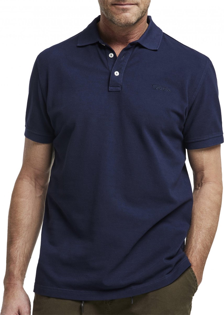 Tenson Mackay Polo M - Polo - Heren - Marine Blauw - Maat S
