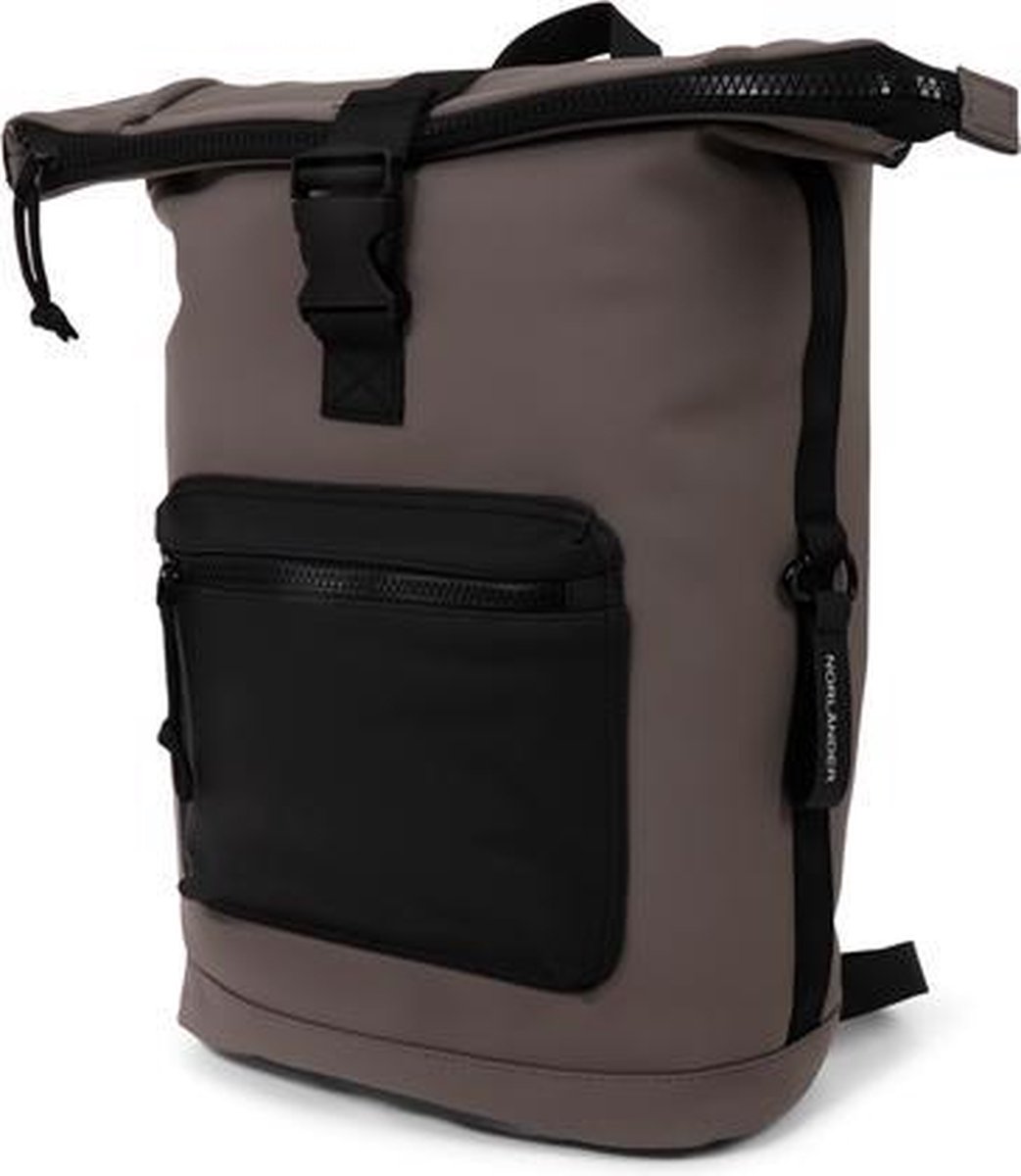 Bestel uw Norländer Dull PU organizer backpack in het grijs