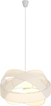 Lindby - Hanglamp - 3 lichts - stof, metaal - H: 47.6 cm - E27 - wit