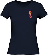 Seahorse - Dieren T-Shirt Dames - Katoen