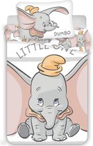 Disney Dumbo Baby Dekbedovertrek Little One - 100 x 135 cm - Wit