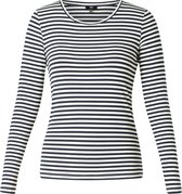 YESTA Helya T-shirt - White/Dark Blue - maat 1(48)