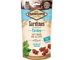 Carnilove Soft Snack Sardines Parsley 50gr
