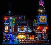 Light My Bricks - Verlichtings Set -geschikt voor LEGO Ninjago City Docks 70657