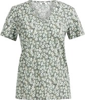 WE Fashion Dames T-shirt met bloemendessin