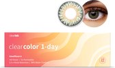 +2.75 - Clearcolor™ 1-day Green - 10 pack - Daglenzen - Kleurlenzen - Groen