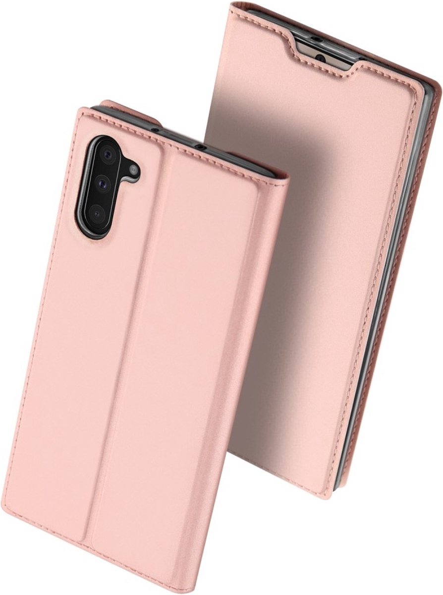 Dux Ducis - pro serie slim wallet hoes - Geschikt voor Samsung Galaxy Note 10 - Roze Goud