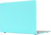 Apple MacBook 12 (2015-2017) Case - Mobigear - Matte Serie - Hardcover - Turquoise - Apple MacBook 12 (2015-2017) Cover