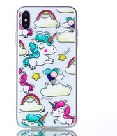 Apple iPhone XS Max Hoesje - Mobigear - Design Serie - TPU Backcover - Unicorn - Hoesje Geschikt Voor Apple iPhone XS Max