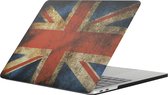 Apple MacBook Pro 13 (2016-2019) Case - Mobigear - Design Serie - Hardcover - Vintage Britse vlag - Apple MacBook Pro 13 (2016-2019) Cover