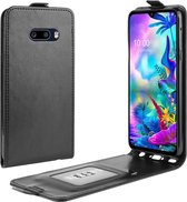 LG G8X ThinQ Hoesje - Mobigear - Serie - Kunstlederen Flipcase - Zwart - Hoesje Geschikt Voor LG G8X ThinQ