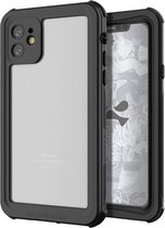 Apple iPhone 11 Hoesje - Ghostek - Nautical 2 Serie - Hard Kunststof Backcover - Transparant / Zwart - Hoesje Geschikt Voor Apple iPhone 11